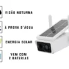 camera wifi com placa solar